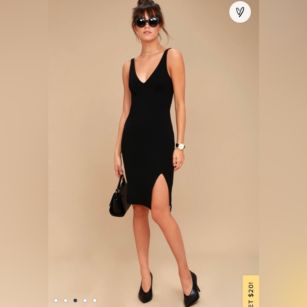 LULUS BLACK DRESS NEVER BEEN WORN